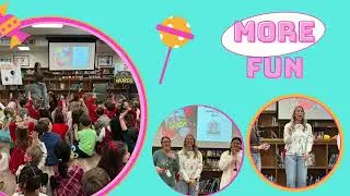 Bonnie Clark author visit to Bascomb ES