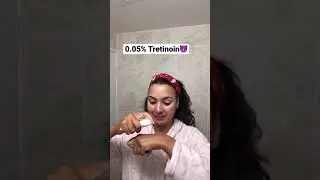 DERMATICA TRETINOIN 0.05% SKIN CARE ROUTINE | AD // Simple evening routine for acne prone skin.