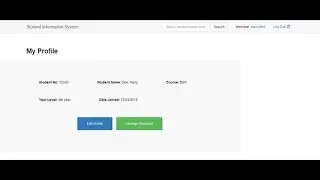Student Information System in PHP | Source Code & Projects | Review