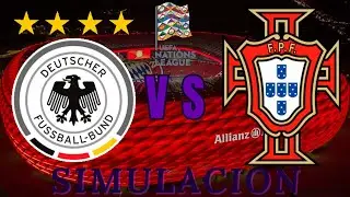 ALEMANIA VS PORTUGAL || UEFA NATIONS LEAGUE 2024-25 || PES 6