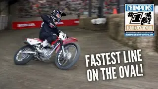 Fastest Line on the Oval - Flattrack Racing
