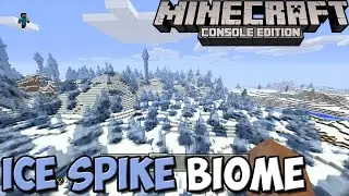 Minecraft Xbox & Playstation: Ice Spike Biome Showcase! | Rare PC Biome on Console!