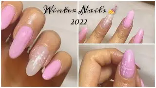 Winter nails Tutorial 2022 ( cute sweater nail art ) ستايل اظافر لشتاء ٢٢
