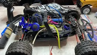 Upgraded Traxxas Jato 3.3 that needs work - Repair and nitro RC Chat Wrenching LIVE