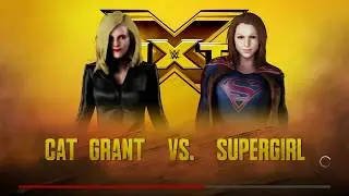 WWE 2K18 Supergirl vs Cat Grant 2 out of 3 falls