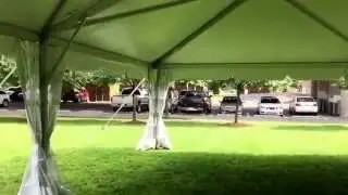 NaviTrac Party Tent Rental 40x40 with sidewalls South Jersey