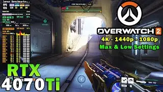 Overwatch 2 | RTX 4070 Ti | Ryzen 7 5800X3D | 4K - 1440p - 1080p | Max & Low Settings