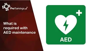 What is required with AED maintenance