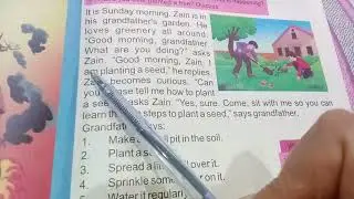 English grade 2 (2021-22) Unit 3 Let's Plant Trees / Reading with translation book page 22