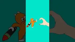 The most satisfying heart animation you will see today | cat drawing a heart