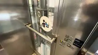 KONE traction elevator @ Paris-Noord train station in Paris, France
