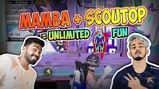@officialscoutop , Epic Chicken Dinner and Extreme Fun || PUBG MOBILE || 8bit MAMBA