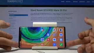 Как вставить Карту в HUAWEI Mate 30 PRO &mdash; Установка сим карты