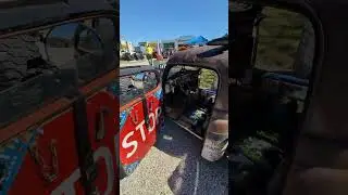 Here is a wrecker-style rat rod hanging out at the Official Rat Rod Build Off, Davenport, IA