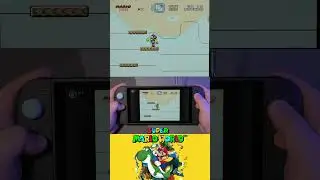 Super Mario World SNES / Nintendo Switch 2 Gameplay / Cheese Bridge Area / 2160p 4k 60fps Loop Video