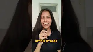 Stop Overspending 🚫 - How to plan Diwali shopping under budget? #budgeting #shopping #diwalispecial
