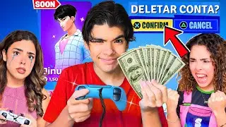 O meu Irm&atilde;ozinho CONTROLA o meu JOGO no FORTNITE 😡 *IRRITEI ELAS*