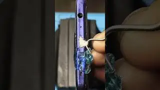Cleaning I Phone Charging Port With Dust And Slime 😵 #asmr #waitforit #satisfying