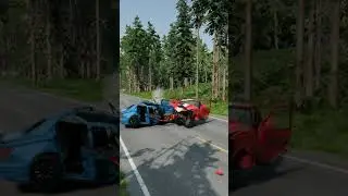 Road Accident in high-speed #beamngdrive #crashdrive #carcrashes #smashdrive