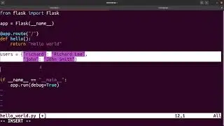 Writing a web server with Python Flask 1/2