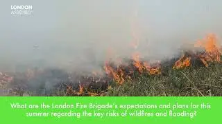 London Fire Brigade preparedness for flooding and wildfires