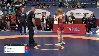 50 Kg Prelims Emily Shilson Titan Mercury Wrestling Club Vs Aleeah Gould Team Tornado Wrestling Cl