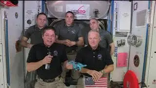 Прощальная церемония SpaceX DM 2 63-й экспедиции &mdash; 1 августа 2020 г.