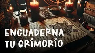 DIY Crea tu propio grimorio a partir de un libro y sigilos escondidos. Meigas do Lume