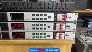 Xả Quản lý nguồn DBX H860 màu trắng siêu hót có lọc nguồn an toàn tải điện lớn