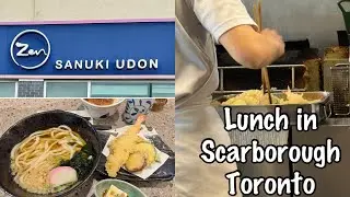 ZEN Sanuki Udon.  Authentic Japanese lunch in Scarborough Ontario Toronto.