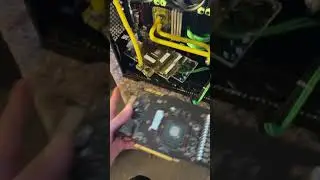 Removing #GPU From WaterBlock W/O Dismounting The Loop Is Not FUN!!😶😐 #Pcbuild #RTX #GPUwaterblock