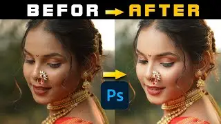 Before ➜ After Wedding Photo Editing 🔥 Photoshop Tutorial