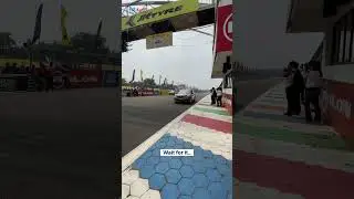 Drift parking done with surgical precision at 28th FMSCI JK Tyre National Racing Championship 2025