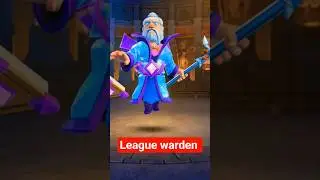 clash of clans league warden #coc #clashofclans