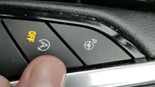 How to turn off/on the engine stop /start system in a car