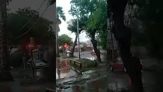 Lluvia y tormenta en Las Heras, Mendoza 14/01/2026 20:49 hs
