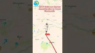 12049 Gatiman Express Jhansi junction to Harzat Nizamuddin train route 🚂 sab subscribe karo
