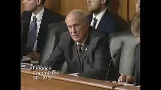 Senator Coats Attends a Senate Finance Committee Hearing on Trade Policy