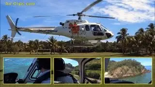 Island Hoppers (Fiji) Aerospatiale AS350BA Ecureuil helicopter - hopping paradise! [AirClips]