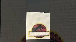 Jurassic park|pixel art|perler beads|oddly satisfying|#pixelart #shorts #jurassicpark #satisfying