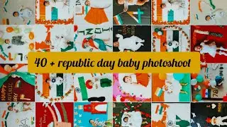 Republic day baby photoshoot ||26 january baby photoshoot ideas #republicday #babyphotography 