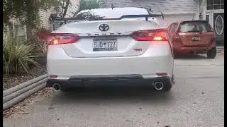 Camry trd with resonator delete cold start. Sounds so mean !!!!!!