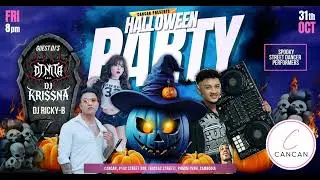 CanCan Halloween Party featuring Dj Nita, Dj Krissna & Dj Ricky-B withSpooky Dancers
