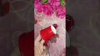 Paper santa making 😯/paper cup santa claus making/santa craft  #santa #shorts #artcraftwithlisha