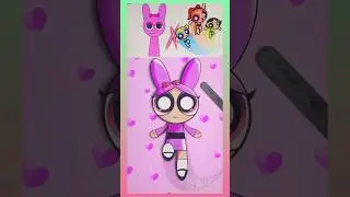 Pinki sprunki💓 as powergirl🙃 #ytshorts #shorts #digitalart