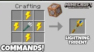 5 INSANE WEAPONS using Commands in Minecraft Bedrock!!