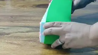 Rose and Cherry Blossom Melt and Pour Soap unmoulding and cutting video