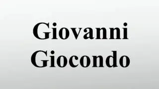 Giovanni Giocondo