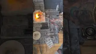 How Pure Silver Melt to bar. Full process on my channel #Shorts #asmr #aestheticstudio #jewelry