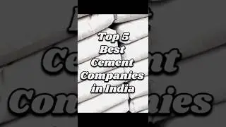 Top 5 cement companies in india #cement #company #civilart
